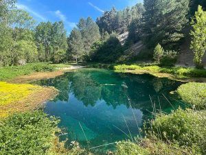 El nacimiento del río Abión en La Fuentona de Muriel