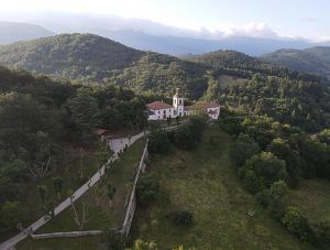 Paisaje del Valle de Mena en el norte de Burgos