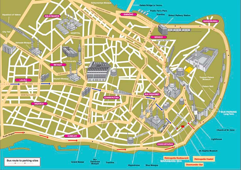 Mapa Tur stico Estambul Para Imprimir 60 Foto Farosypuertos