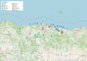 Mapa de Asturias en PDF para imprimir