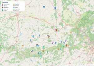 Mapa de Ávila en PDF para imprimir
