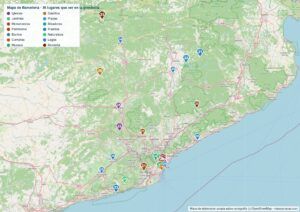 Mapa de Barcelona en PDF para imprimir
