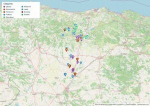 Mapa de Palencia en PDF para imprimir