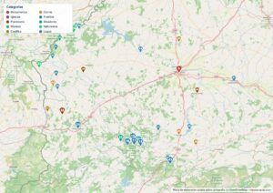 Mapa de Salamanca en PDF para imprimir