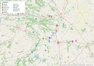 Mapa de Zamora en PDF para imprimir