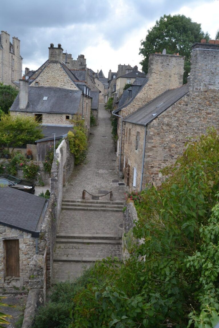 La calle del Jerzual, en Dinan
