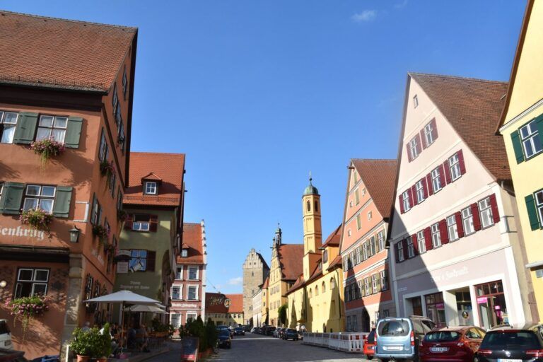 Casas de colores en Dinkelsbühl