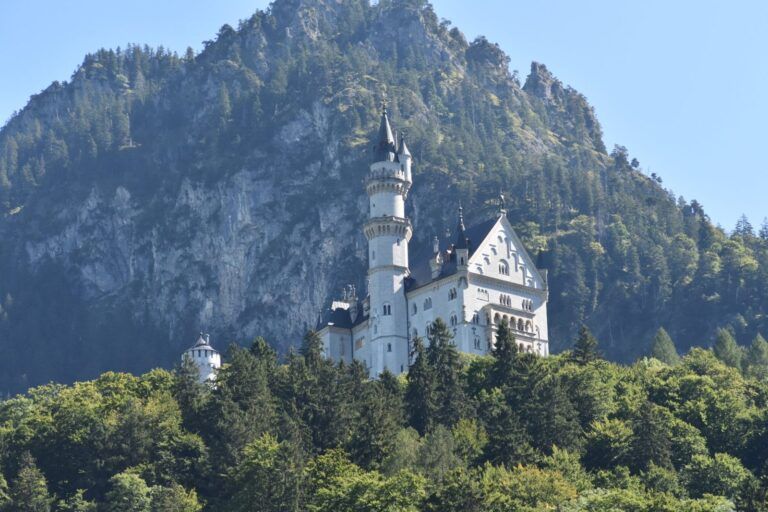 El castillo de Neuschwanstein desde el puente de María