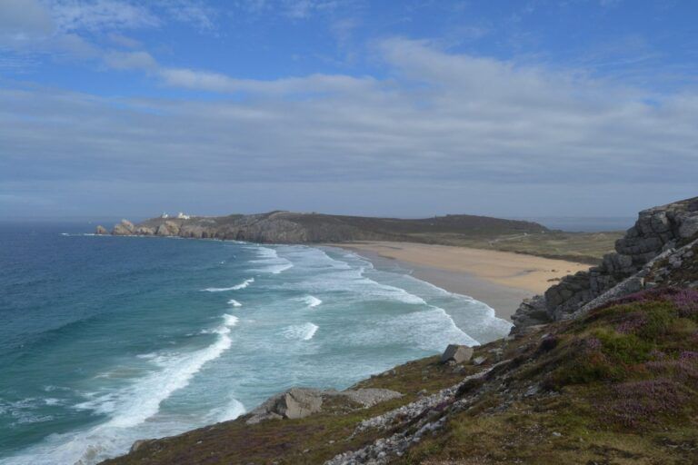 La costa desde la punta de Pen-Hir