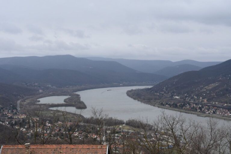 Panorámica del Danubio desde Visegrád