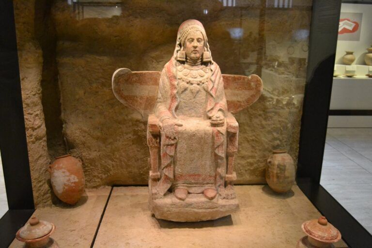 La Dama de Baza en el Museo Arqueológico Nacional de Madrid