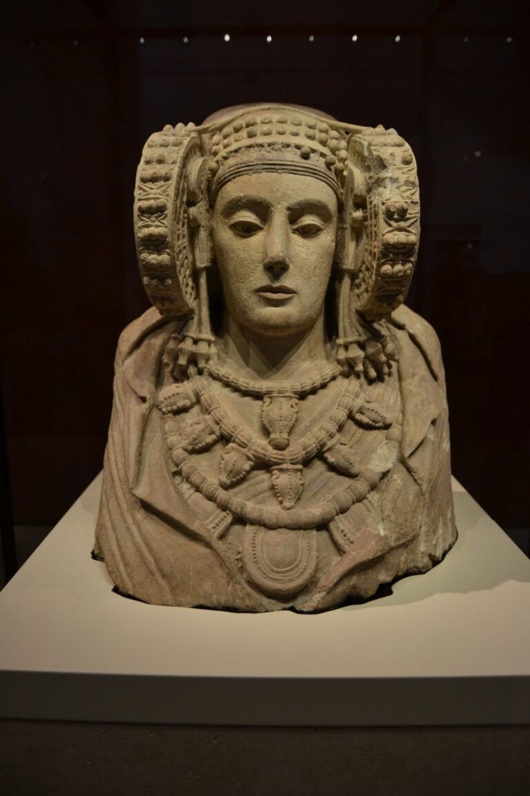 La Dama de Elche en el Museo Arqueológico Nacional de Madrid
