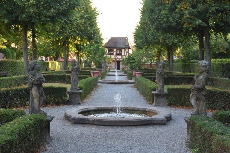Jardines barrocos de las Hespérides en Núremberg