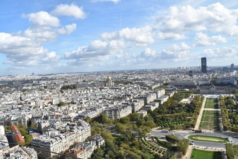 París y el Campo de Marte desde lo alto