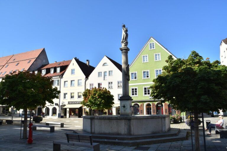 La plaza de Schongau
