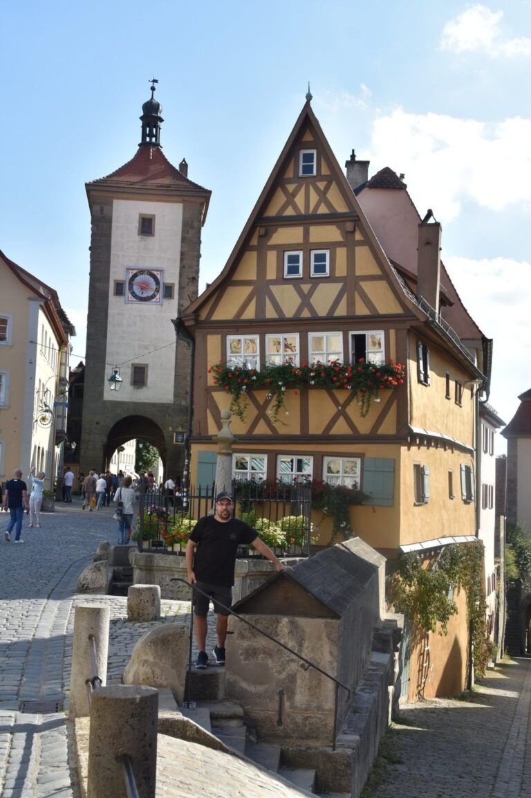 El Plönlein, el rincón más conocido de Rothenburg ob der Tauber