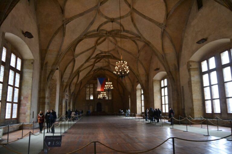 Sala de Vladislav del Antiguo Palacio Real, en el castillo