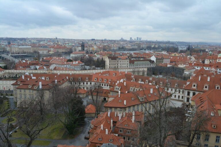Vistas de Praga desde el castillo