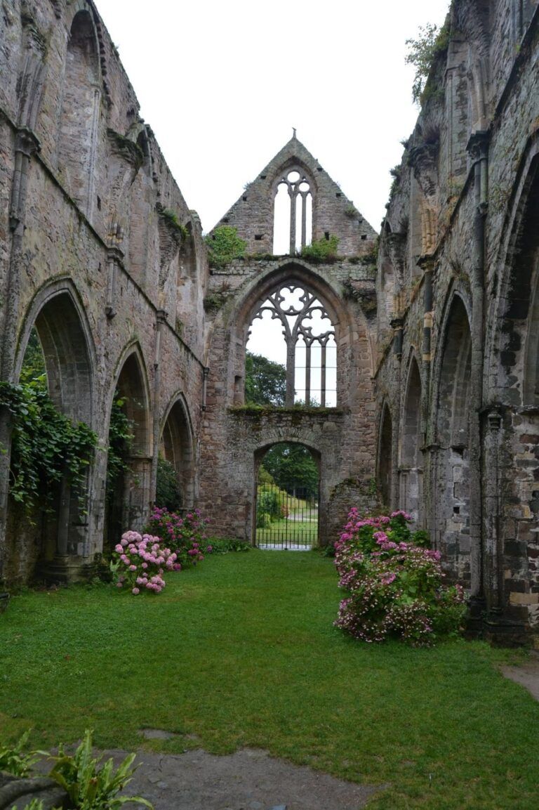 Las ruinas de la abadía de Beauport