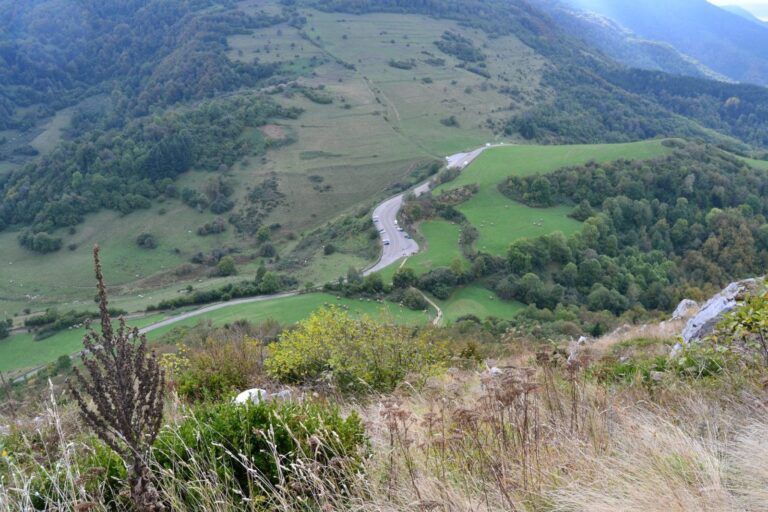 Vistas desde el castillo de Montségur